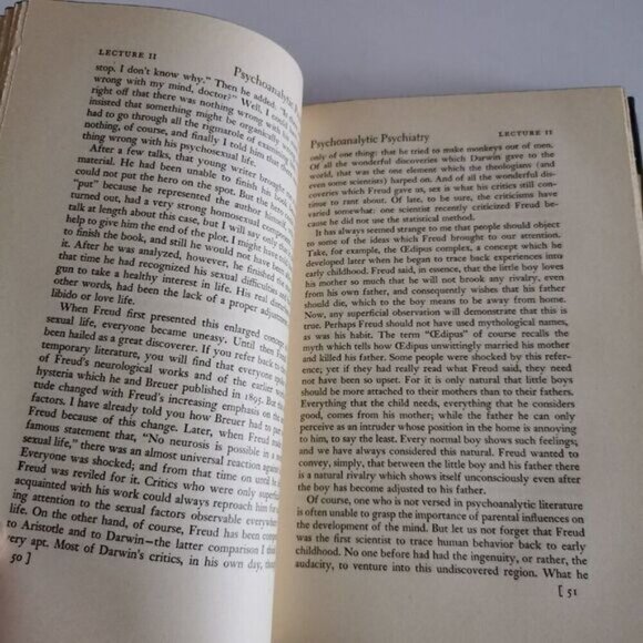 1946 Lectures on Psychoanalytic Psychiatry by A.A. Brill Book, First Ed Vintage - Picture 7 of 8